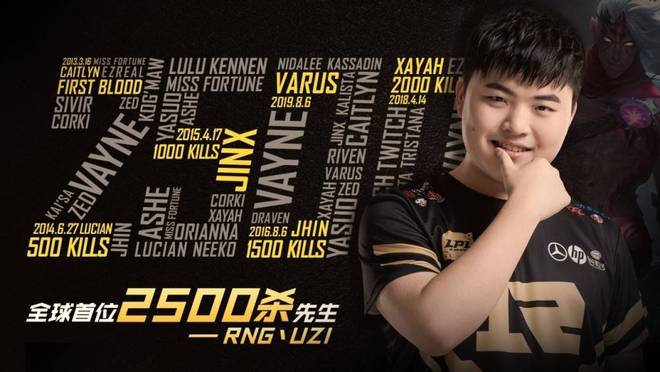  uzi重回赛场现场 